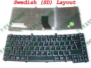 Wholesale swedish laptop resale online - Scandinavian Nordic Laptop Keyboard tangentbord for Acer Travelmate Swedish SD MP S0