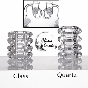 Quarz-Diamant-Knoteneinsatz, abnehmbarer Rauchnagel, Durchmesser = 19,5 mm, männliche und weibliche Banger-Nägel für Glasbong-Ölplattformen