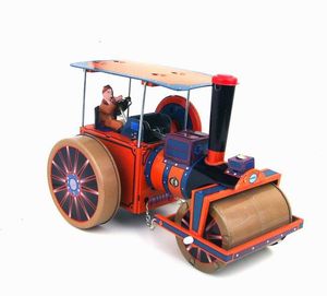 Wholesale wind up a toy car for sale - Group buy Childhood Memory Antique Tin Toys Retro Wind up Metal Vehicles Toy Cars Zakka Home Decor Steam roller Machine Vehicle