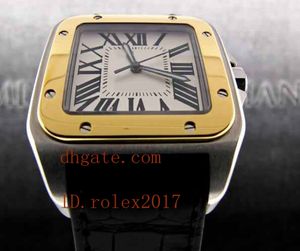 Mens Limited Edition Luxury Mens XL TONE K YELLOW GOLD W20072X7 Automatic Mechanical Mens Sport Watches