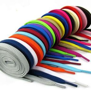 Classic Flat Double Layers Cotton Shoe Laces 120cm Long Rope Laces Sport Shoelaces 2 Par Per Lot