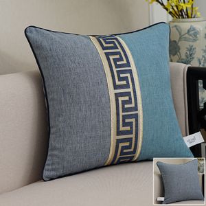 Çin dantel pamuk keten yastık yastık kapak koltuk koltuk dekoratif vintage lomber yastık kapaklar klasik sırtlık yastık kasası