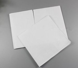 white handkerchief pure color small square cotton sweat towel plain handkerchief KD1