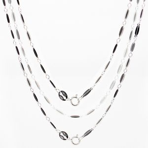 S925 sterling silver kedja boutique damer smycken hänge kedja spot grossist, mode smycken tillbehör gratis frakt