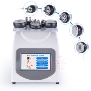 Melhor 6 em 1 Ultrasonic 40K Gordura de Cavitação Dissolva a vácuo Multiolar Tripolor RF Face Lifting Machine