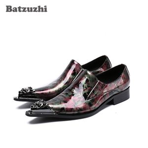 EU38-46 роскошные персонализированные кожа Мужская обувь бизнес мужская остроконечные обувь скольжения на итальянский стиль платье обувь для мужчин Zapatos Hombre