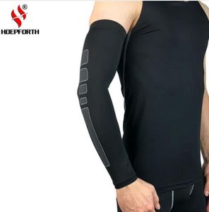 Wholesale seamless arm warmers for sale - Group buy Hopeforth Seamless Arm Sleeve Elbow pads Breathable UV Protection Sports Running Cycling Basketball Volleyball Arm Warmers