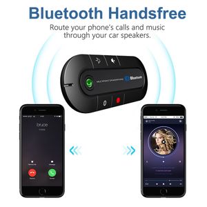 Universal Bluetooth Speakerphone Wireless Car Kit Hands free Headphone MP3 Music Player bt980 Dual Phones Connecting 4.1+EDR