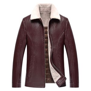 1723 New Fashion 2017 Man Winter Fur Coat Thickening Men Winter Clothes Leather Coat jacket