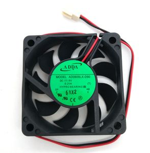 Ny original Adda AD0605LX-D90 DC5V 0,21A 60x60x15mm 2lines för Dahua DVR NVR VCR Box Cooling Fan