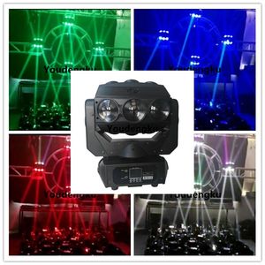 2 stycken 9x12W RGBW 4In1 Roller Spindelljus Ändlös Infinite Rotera 9x12W LED Moving Head Beam Light