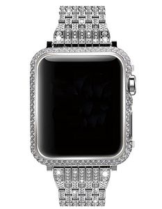 Новый 40 мм 44 мм роскошный защитный корпус + ремешок для часов для Apple Watch Series 4 позолота с бриллиантом браслетом