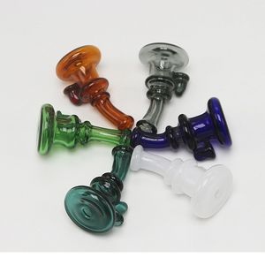 DHL Free Coloré Nouveau Design Verre Carb Cap Capuchon En Verre Pour Nid D'abeille Dab Rig Verre Pipe À Eau Bongs