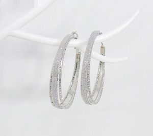 new hot European and American wide circle ring ear ring grinding earrings earrings jewelry fashion classic exquisite