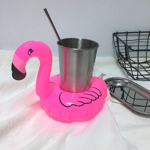 Flamingo pool drink حامل صواني تخزين المياه حامل شراب قابل للنفخ Swim Water Pool يمكن حزب حمام
