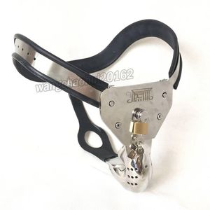 Chastity Devices Redesigned Male Chastity Belt Device Stainless Steel Large Panel Padlock #T67