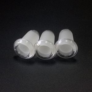 Adaptador de vidrio de junta macho de 14 mm y 18 mm Mini adaptadores de vidrio Convertidor de tuberías de agua para Dab Rig Ash Catcher Accesorios para fumar