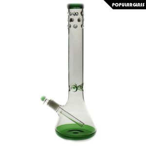 Saml 44 cm hoher Becher Bong Wasserpfeifen Glasbongs Wasserpfeife Gelenkgröße 14–18 mm Downstem PG5046