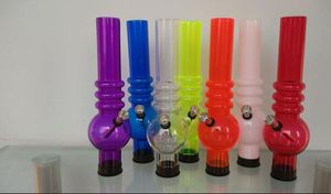 Mini teschio tondo in plastica materiale acrilico pipa da fumo Shisha narghilè Sigaretta Tabacco tubi dell'acqua bong 7 colori 2 stili