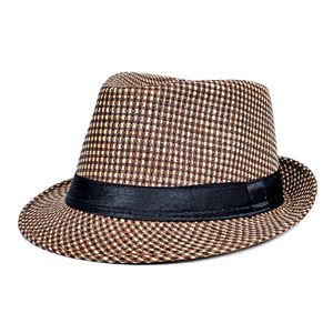 DHL Hot moda chapéus de palha de jazz para homens Panamá tecido chapéus chapéus de aba larga sol cool homens jazz top caps