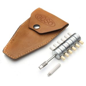 GOSO Ford Tibbe Pick (6 Cut) with Leather Case - Qualified GOSO Locksmith Tools - Best Tibbe Decoder & Pick for Sale