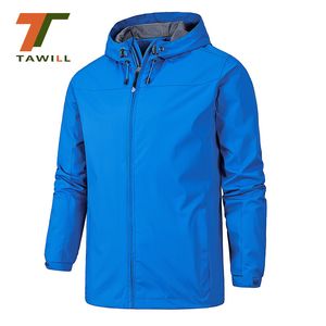 Spring Men  Clothing Sportswear Men Fashion Thin Windbreaker  Jacket Coats Outwear Hooded Jackets Summer Man