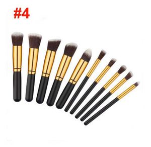 Mini Make up brushes kit 10pcs makeup tools & accessories 6 colors available face cosmetics brush DHL Free BR002