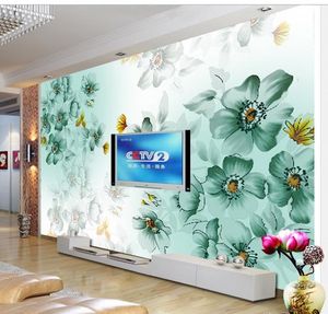 Fundo de TV fresco e elegante Decoração de parede Painting Papéis de parede Designers de decoração de casa