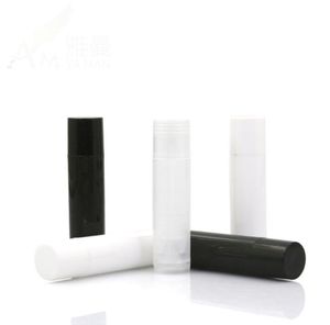 1000 pcs / lote 5ml cosmético Chapstick vazio labelo labelo batom tubo de bálsamo + caps recipiente atacado sn1258