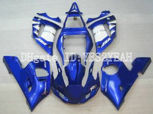 Hochwertiges Motorrad-Verkleidungsset für Yamaha YZFR6 98 99 00 02 YZF R6 1998 2002 YZF600 ABS Cool Blue Verkleidungsset + Geschenke YM20