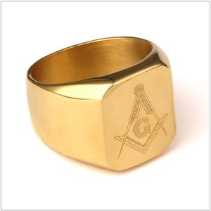 New Arrival Men Ring Gold Hip Hop Cool Ring Men Golden Rings Punk Rock Jewelry Anillos Bar Club One Ring For Wedding Gift