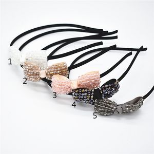 15pcs Katı renkler güzel Yaylar Bebek Kız hairbands saç bantlarında çocuk çember saç aksesuarları Şapkalar Tiara FG071 butik