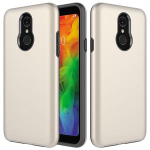 Casos de armadura fino de luxo para LG stylo 4 Q7 mais Alcatel 7 Dual Layer TPU PC Anti choque híbrido caso de telefone celular