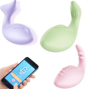 Leten App Remote Control USB Charge Wireless Anal Clitoris Vagina G-Spot Wibrujący Kegel Kegel Ball Wibratory Sex Zabawki dla kobiet S921