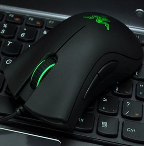 Mice Razer DeathAdder Chroma 10000DPI Gaming Mouse-USB Wired 5 Buttons Optical Sensor Mouse Razer With Retail Package