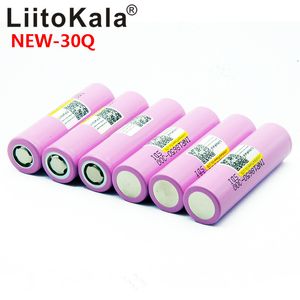 LiitoKala 100% nuovo originale per INR 18650 INR18650 30Q batteria 3.7v 3000mah batterie ricaricabili agli ioni di litio