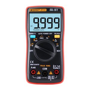 ZOYI multi instrument electrical measurement ZT111 palm automatic range with NCV global first 9999 digital multimeter upgrade pocket table