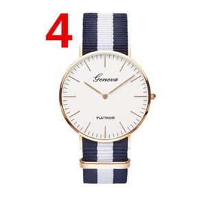 Uomo Donna Orologi 40mm Quarzo Nylon Canvas Band Designer Orologio Casual Regali di Natale Orologio da polso di marca Unisex 1024 Alta qualità263r