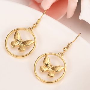 PNG Butterfly Pendant Necklaces Jewelry for Women,Papua New Guinea Solid Gold GF Jewellery