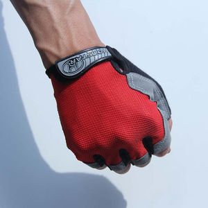 Outdoor Sports Half Finger GEL Gloves for Men Women's Gym Fitness Weight Lifting Body Building Workout Running Exercise Training