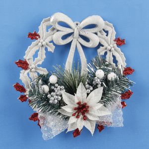 Wholesale stars snow resale online - Multi Sizes Snow Stars Bells Flower garland Hanging Christmas Decorate Colorful Plastic For Party Xmas Decoration
