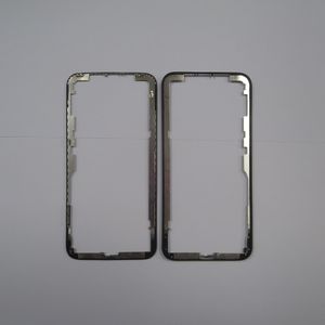 100 soportes de carcasa de marco de bisel originales para iphone x 10 ix reemplazo de marco de pantalla oled agrietado