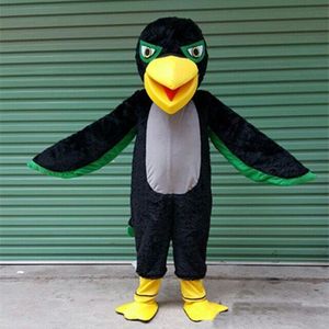 2018 Hot sale Animal Long Fur Eagle Mascot Costume Cartoon Costume Eagle Bird Mascotte Mascota Outfit Suit Adult Size fancy dress festival