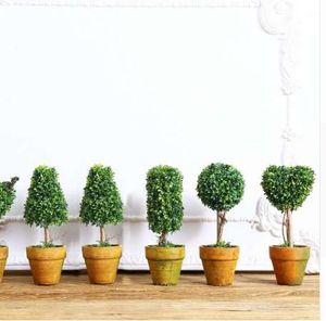 Top Mini Sztuczna roślina Dekoracja Dekoracyjna Roślina Doniczkowa do salonu Home Office Hurt and Retail