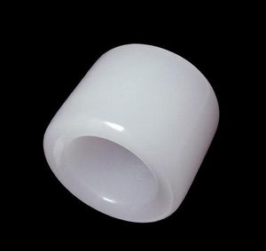 Der Finger aus natürlicher afghanischer weißer Jade bezieht sich auf die Ringjade aus weißer Jade in Fettqualität