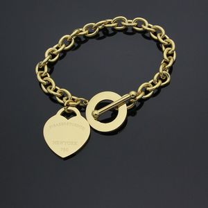 Mode jewerly berühmte Marke Edelstahl 18K Roségold vergoldet Manschette Armreif für Mann Frau Unisex Armband für Paare