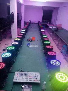 4pcs / lot a buon mercato DJ luci kit par led RGBW 24 PZ 10W RGBW LED PAR Par64 lampada di illuminazione a LED PAR Par64