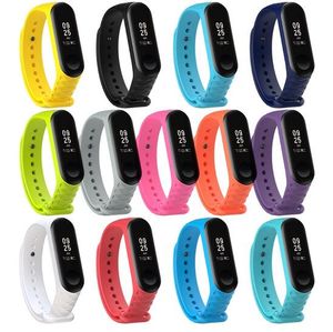 Texturbälte för Xiaomi Mi Band 3 Smart Band Tillbehör till Xiaomi Miband 3 Smart Wristband Strap för Xiaomi Mi Band 3