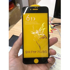 iPhone vidro temperado Film Para Protector 6D cobertura completa Tela 11 Pro Max XR XS MAX 8 7 6 6S Plus HD Dureza