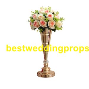 decoration gold chorme Candelabra, Candlestick Holder, wedding Centerpiece, flower bowl Candle holder acrylic best0205